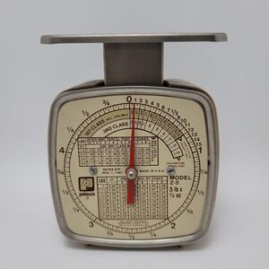 Vintage Pelouze Model Z-5 Postal Scale 1981 5lb x 1/2 Oz